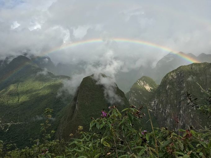 Special rainbow over Potokusi Mountain (Happy Mountain) Jan. 1st 2020 ~